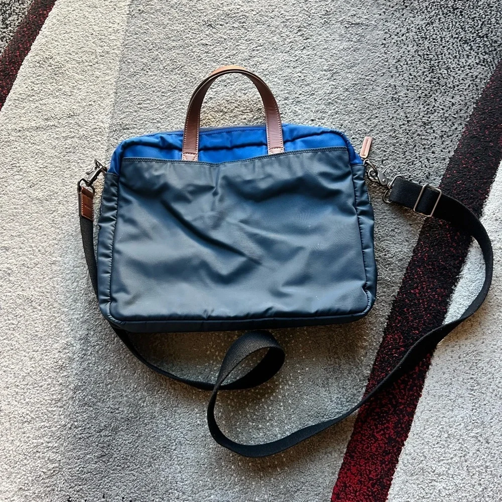 Fossil Blue Colorblock Buckner Workbag